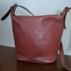 IL BISONTE レザー ショルダーバッグ ブラウンのサムネイル