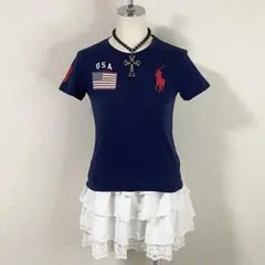 lilLilly リメイクシャツ 赤 フリル付き サッカーシャツ 9 lilLilly リメイクシャツ 赤 フリル付き サッカーシャツ 9 - メルカリ