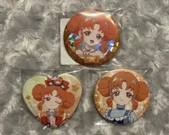 三ツ葉アイリ 四之宮リンリン 缶バッジ アニメージュ アイプリ アイス