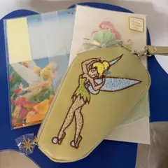 【新品未使用】 ディズニーティンカーベルポーチ ⭐︎おまけ付き