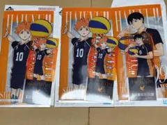 一番くじハイキュー　最強の挑戦者 I賞チケットケース＆クリアカード 日向、影山