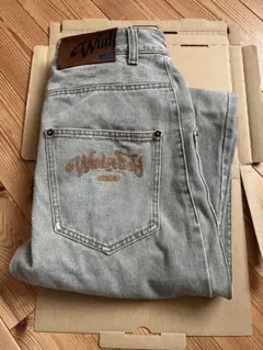Wide Boy over dye double knee denim Sサイズのサムネイル
