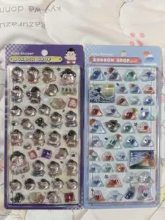 正規品　和柄ボンボンドロップシール　すもう　ふじさん　相撲　富士山　2種セット