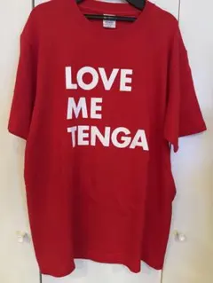 LOVE ME TENGA Tシャツ レッド Lサイズ