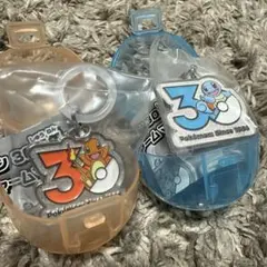 【新品未開封】ポケモン30周年メタルチャームマスコット ヒトカゲ＆ゼニガメ