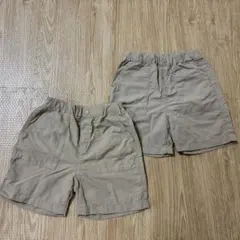 ユニクロ撥水ナイロンショートパンツ2着セット