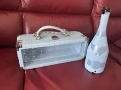 エンジェルシャンパン　ホワイトデー限定　空箱と空き瓶 ANGEL CHAMPAGNE ホワイトデーエディション 空き瓶 箱付き - メルカリ