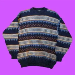 シェトランドウール ニット ベネトン ヴィンテージ 80s 90s
