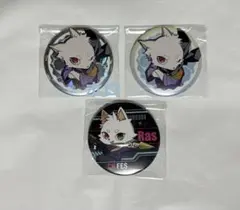 crazy raccoon ras 缶バッジ