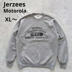 Jerzees ジャージーズ スウェット Motorola モトローラ 企業ロゴ