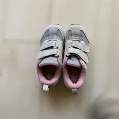 ASICS アシックス スニーカー 17センチグレーピンク