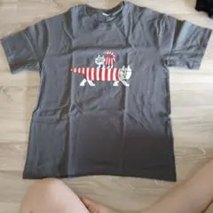 Lisa Larson 猫プリント 半袖Tシャツ グレーのサムネイル