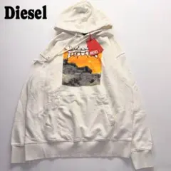 岩室様 DIESEL ディーゼル スウェット パーカー クラック加工