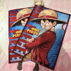 ONE PIECE ルフィ クリアファイル 2枚セット