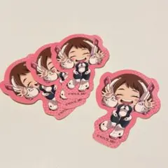 僕のヒーローアカデミア　GIGOコラボシール 麗日お茶子　4枚セット