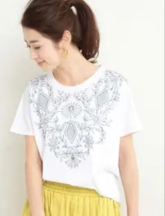 BEAUTY&YOUTH 刺繍　Tシャツ
