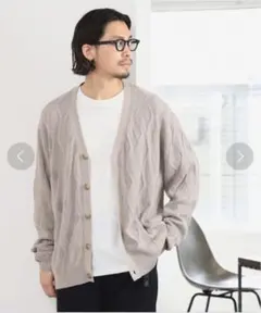 【最終価格】B:MING by BEAMS 12ゲージ アーガイル カーディガン