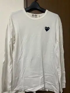 PLAY COMME des GARCONS 長袖 Tシャツ ホワイト L - メルカリ