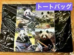 【アドベンチャーワールド限定】 ありがとうパンダファミリー トートバッグ
