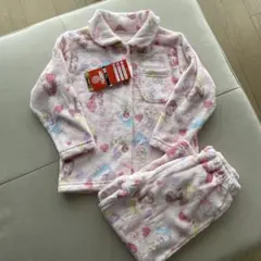 プリンセス柄 フリースパジャマ 120cm