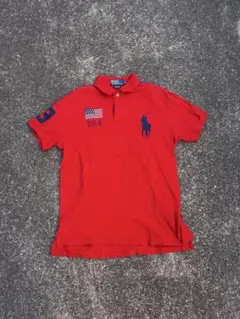 Polo Ralph Lauren ビッグポニー USA ポロシャツ Y2Kのサムネイル