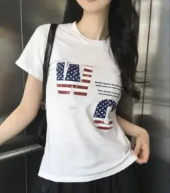 amood Tシャツ アメリカン ホワイト