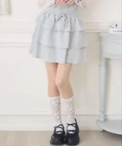 ティアードスカート グレー ems