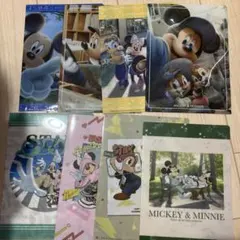ミッキーアンドフレンズ ミニクリアファイル コンプリート ディズニー