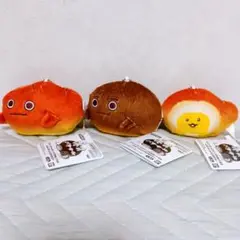 フジパン ボールチェーン付きぬいぐるみ ネオバタくんとなかまたち 全3種
