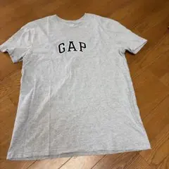 GAP ロゴ刺繍 Tシャツ グレー Lサイズ