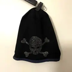 00’s archive スカル　ラインストーン　ビーニー