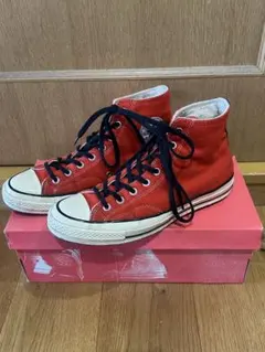 コンバースチャックテイラーCT70 スエード赤黒コンビ　希少