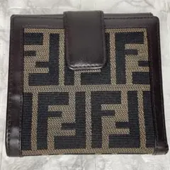 FENDI フェンディ ズッカ柄 二つ折り財布 Wホック 両開き FF柄のサムネイル