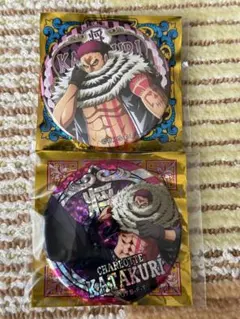 ワンピース 輩缶バッジ カタクリ 2種セット 麦わらストア