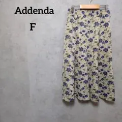 Addenda レナウン　ロングスカート　花柄　Free フェミニン　ミセスのサムネイル