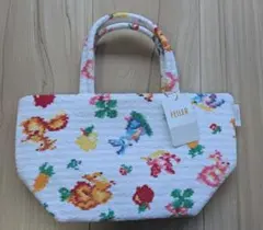 FEILER カラフル刺繍 ハンドバッグ