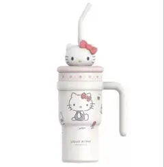 【未使用】Hello Kitty キティ 蓋付きステンレスタンブラー