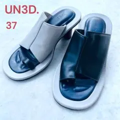 美品✨UN3D. FOOT CUSHION SANDAL 2サンダルグレー37