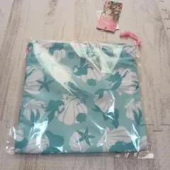 ディズニープリンセス　アリエル総柄巾着袋　新品未使用　タグ付き