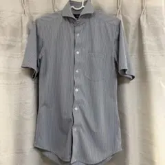 COMME CA ISM ストライプ メンズ 半袖シャツ S