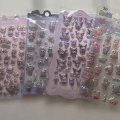 BONBON DROP 3Dシールセット 4枚セット ラブブ