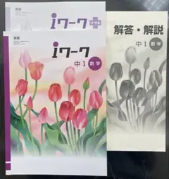 iワーク 中1 数学 3冊セット　新品未使用 重複購入してしまい未使用