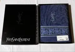 Yves Saint Laurent タオルハンカチ 青