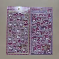 正規品 ハローキティ マイメロディ ボンボンドロップシール