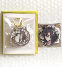 鬼滅の刃 アニメ伍周年記念祭 後夜祭 伊黒小芭内 辰年 コンビチャーム 缶バッジ