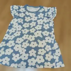 UNIQLO　miffy花柄フリル袖Tシャツ 120