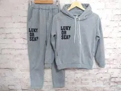 美品 スウェット上下 セットアップ グレー M 子供用