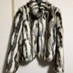 ZARA ファー　ジャケットのサムネイル