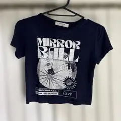 SEASON ミラーボールプリントTシャツ