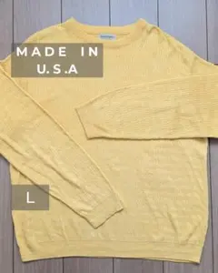 【リネン100%】USA製 Tricots St. Raphael ニット L